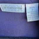 Switch Liz Claiborne Vintage 90s Power Dressing Royal Blue Notched Cropped Blazer 2 2 image
