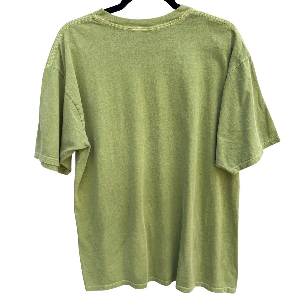 Truth Anti-Tobacco Propaganda Graphic T-Shirt Olive Green Vintage Style Men XL