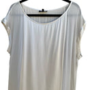 Switch Eileen Fisher Silk Blend Minimalist Quiet Luxury Lagenlook Sheer Tunic Blouse L 3 image
