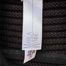 Switch Marla Wynne Black Ribbed Knit Turtleneck Sweater XS Womens Preppy Minimalist 2 image