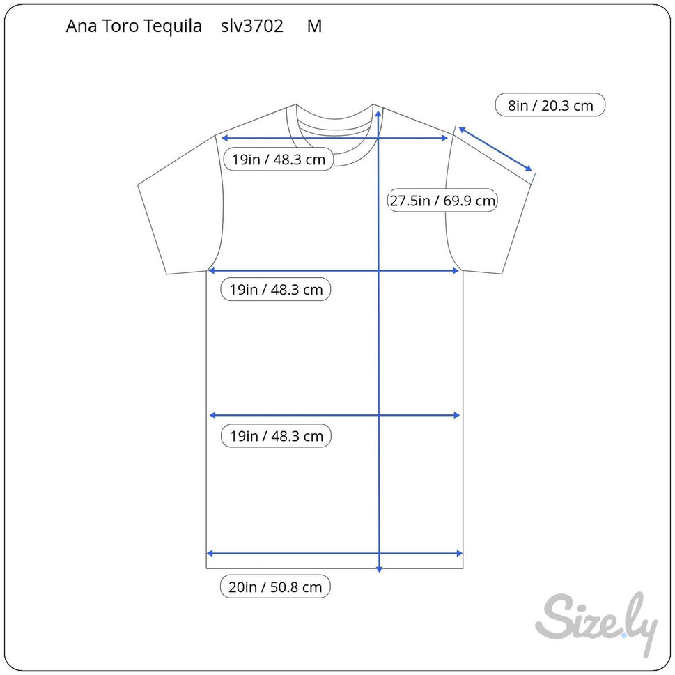 Aha Toro Tequila Graphic T-Shirt White Short Sleeve Crewneck Alcohol Merch Med