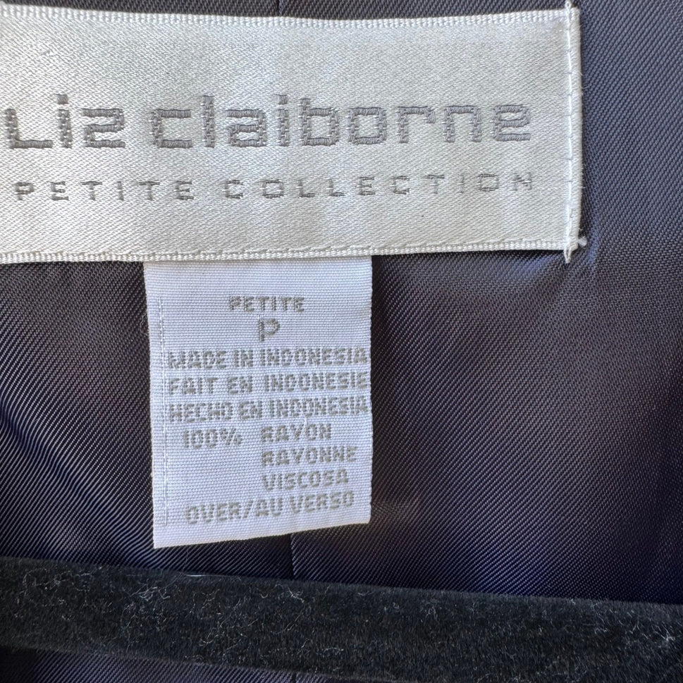 Liz Claiborne Vintage 90s PInup Rockabilly Minimalist Polka Dot Waistcoat Vest S