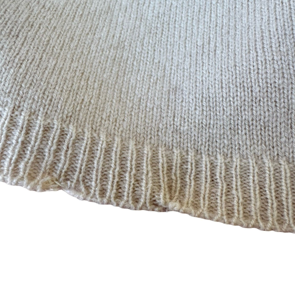 Vince 100% Cashmere Quiet Luxury Preppy Short Sleeve Minimalist Sweater Tan S