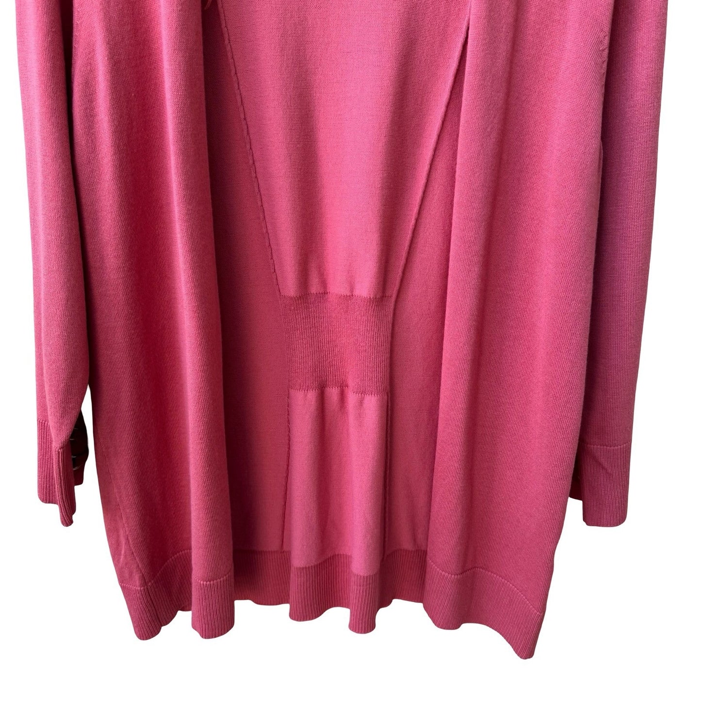 United States Sweaters Layering Minimalist Open Front Grommet Cardigan L NEW