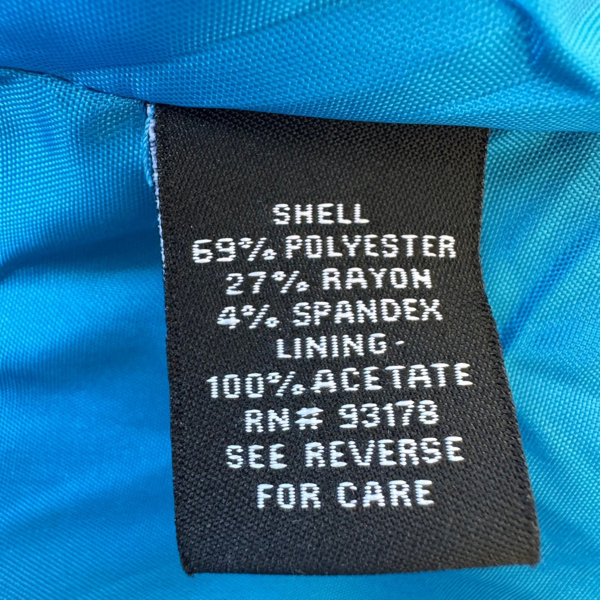 Premise Epsilon Minimalist Tailored Open Front Shawl Collar Blazer Aqua XL NEW