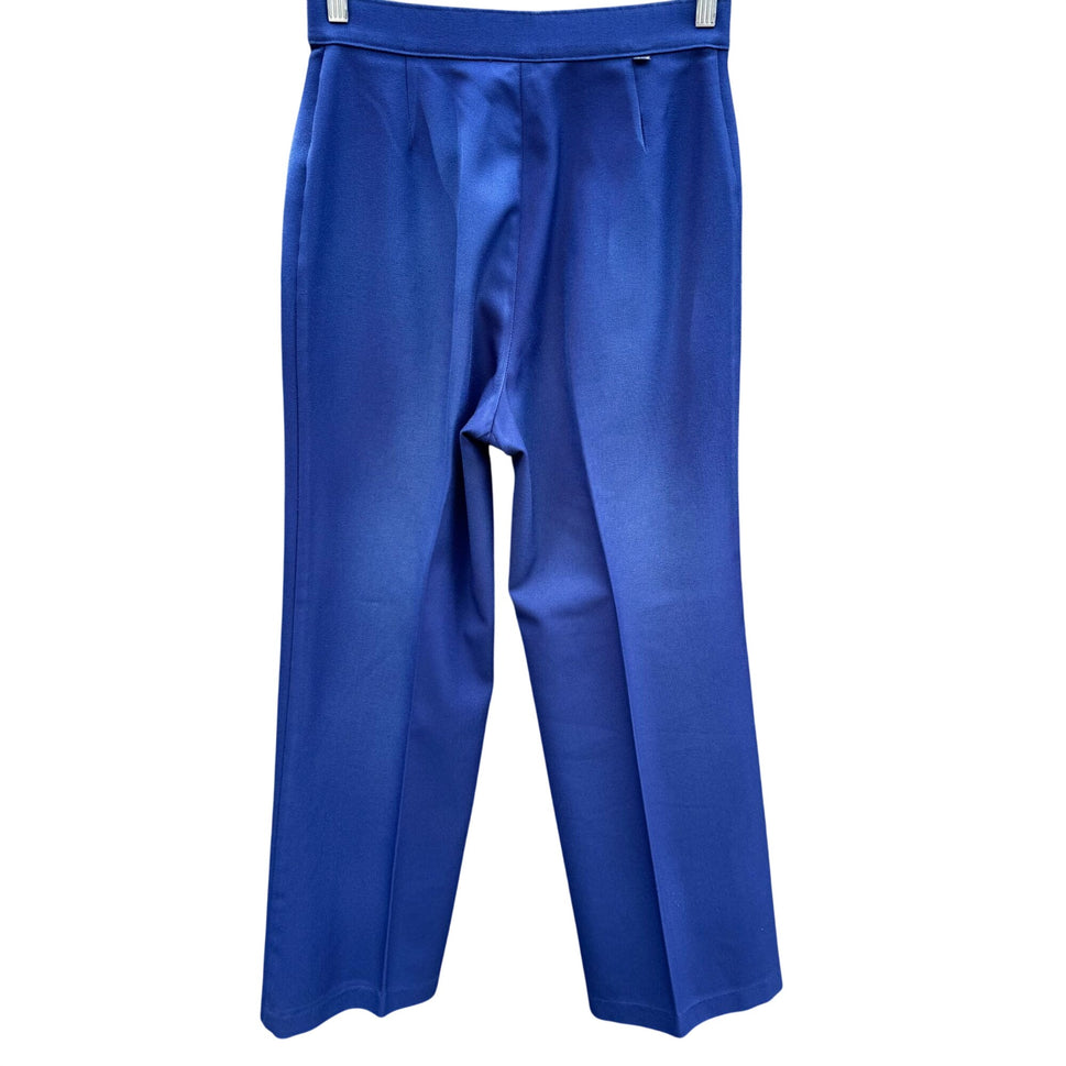 Levi Strauss Vintage 70s 80s Womens Blue High-Waisted Straight Leg Dress Trouser