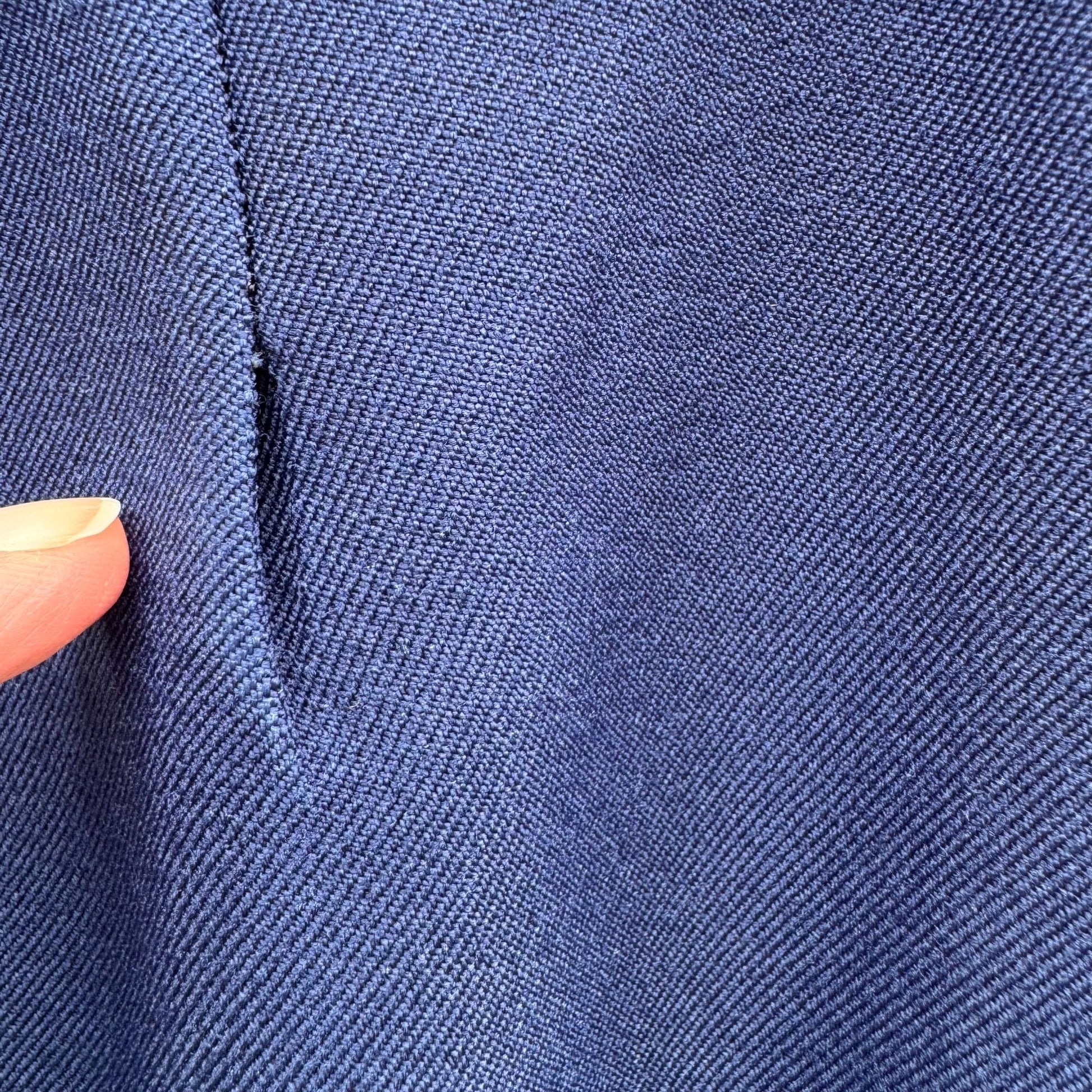 Levi Strauss Vintage 70s 80s Womens Blue High-Waisted Straight Leg Dress Trouser