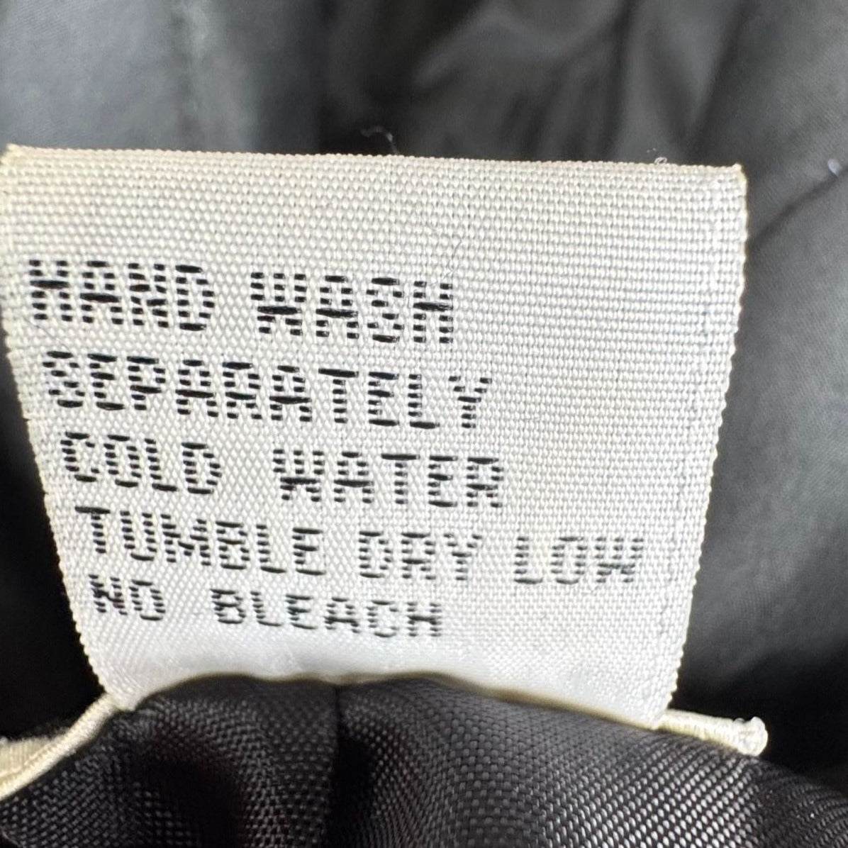 Clio Vintage Womens Black Quilted Jacket Button Front Pockets Drawstring Waist M