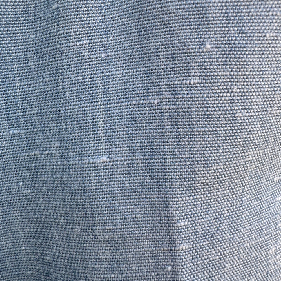 Haggar Vintage 50s 60s Blue Linen Blend Trousers Frontier Pocket Straight Leg
