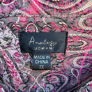 Switch Analogy Boho Eclectic Art To Wear Maximalist Paisley Textured Denim Jacket 2X 2 image