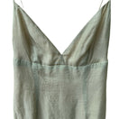 Switch Kathryn Dianos Vintage 90s Silk Ramie Minimalist Coastal Midi Sheath Dress XS 3 image