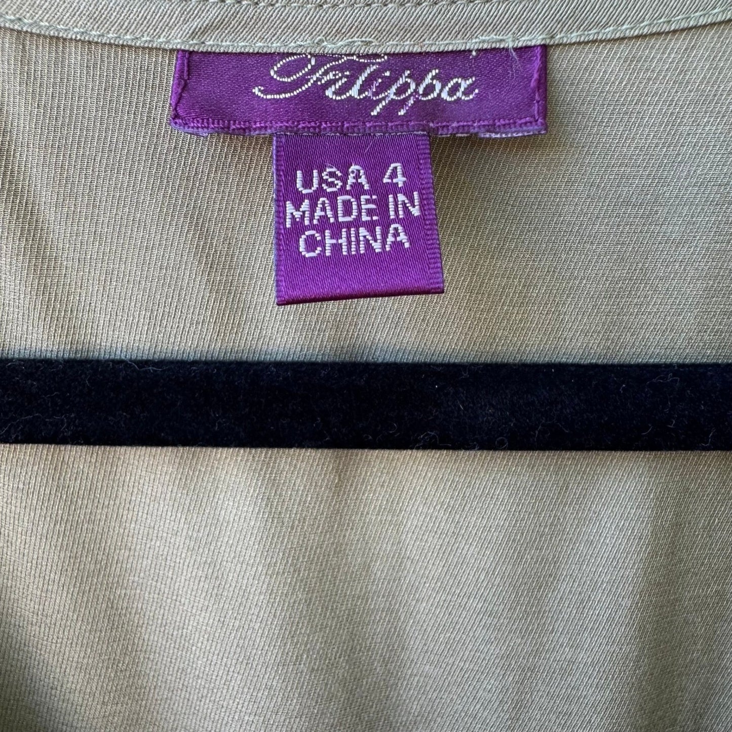 Filippa Y2K Ethereal Silk Blend Romantic Fairycore Split Sleeve Green Blouse 4