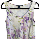 Switch Linda Allard Ellen Tracy Silk Floral Romantic Feminine Purple Watercolor Top 8 3 image