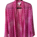 Switch Nordstrom Lingerie Coquette Romantic Pink Polka Dot Sheer Chiffon Robe M/L NWT 3 image