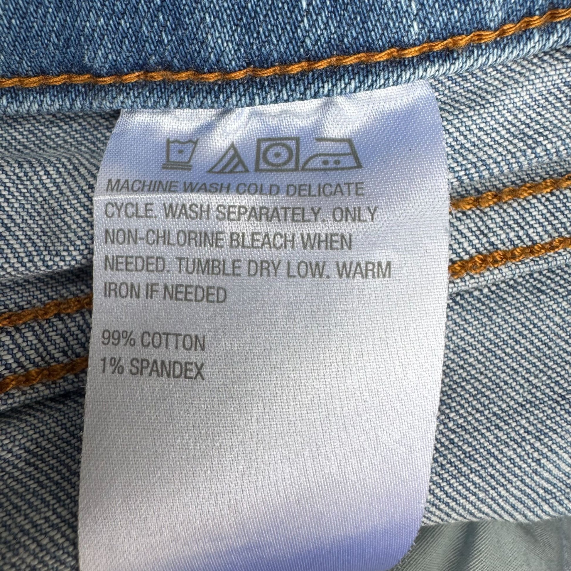 G By Giuliana Womens Stretch Casual Denim Blue Frayed Hem Long Bermuda Shorts 8