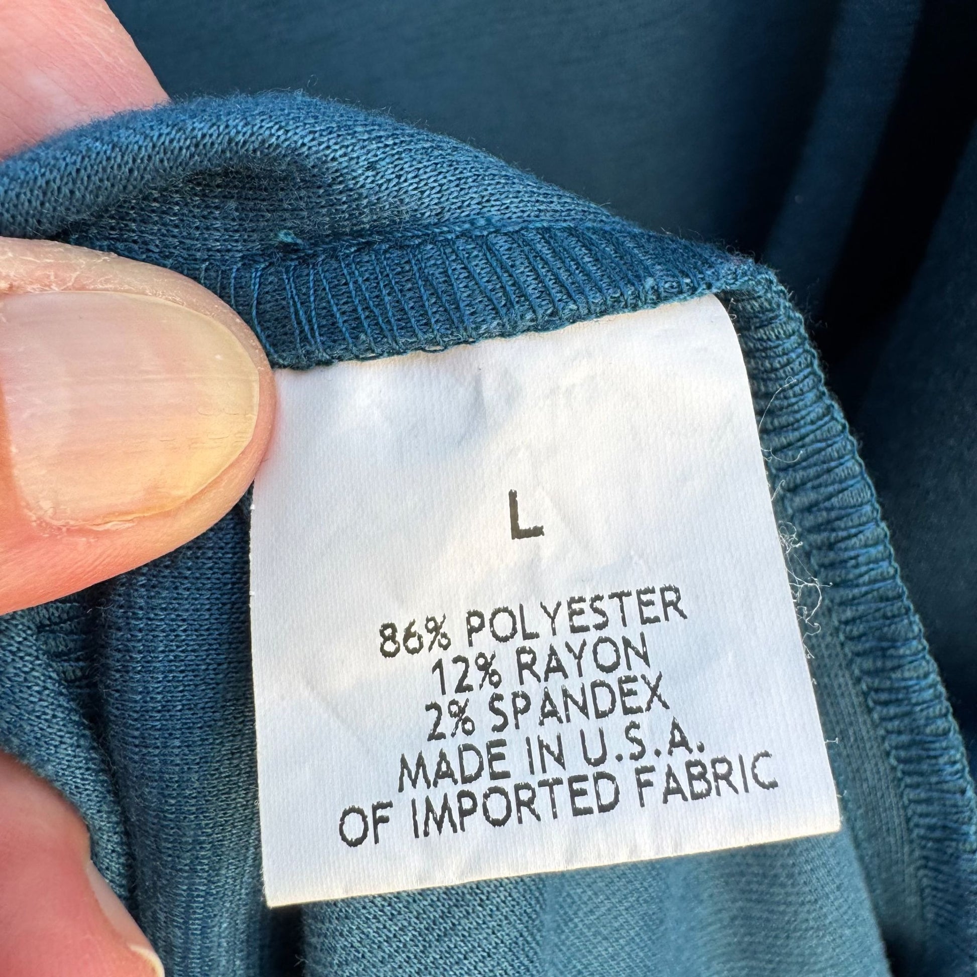 TravelSmith Womens Paneled Sleeveless Teal Stretch Pencil Sheath Maxi Dress L