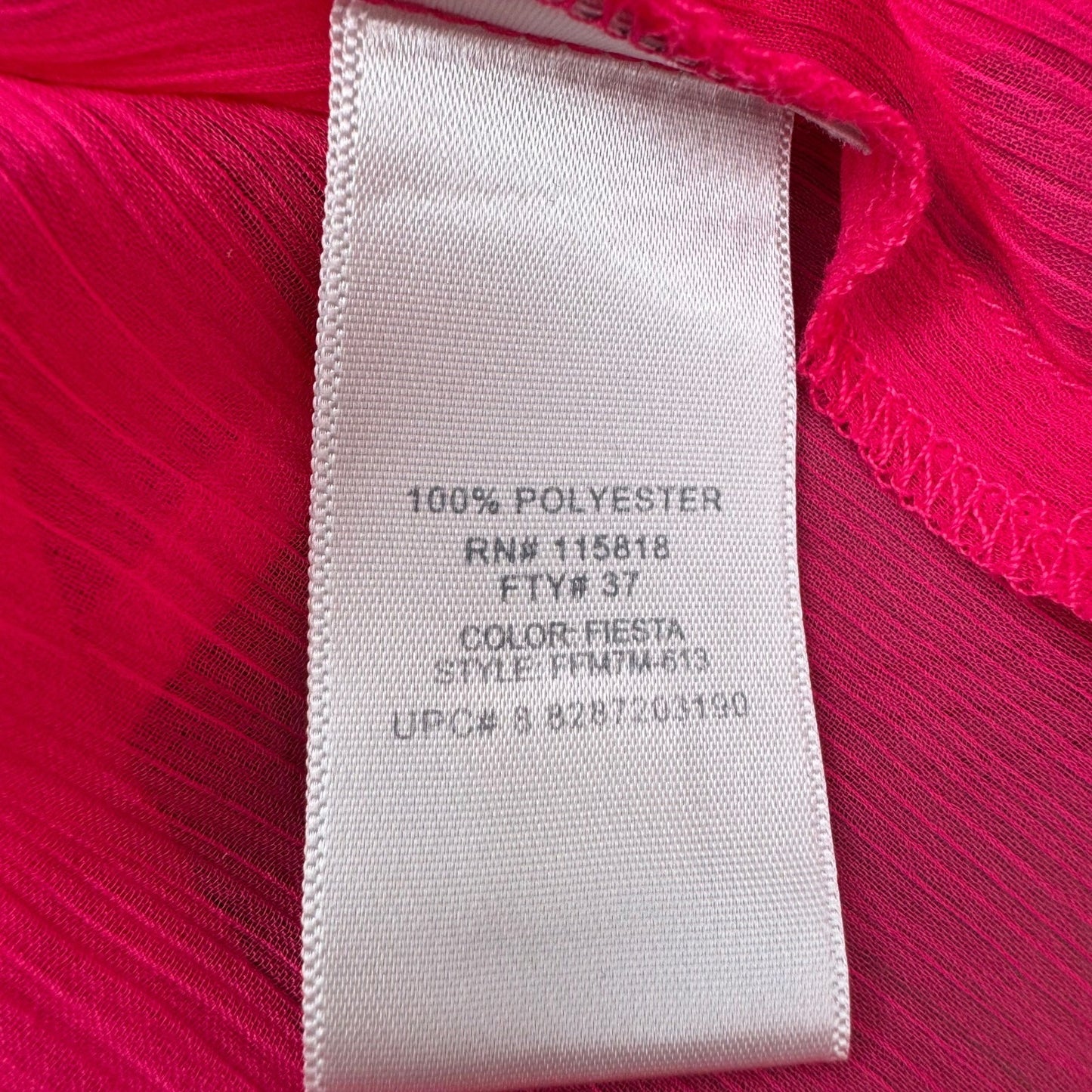Metro 7 Y2K Womens L Pink Sequin Tie Front Sheer Cropped Shrug Bolero Glam Party