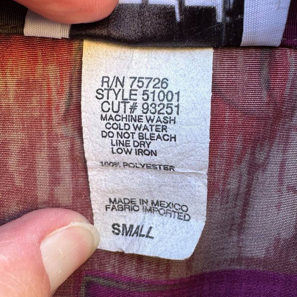 Teddi Vintage 80 Womens S Oversized Patchwork Fall Colors Zip Bomber Jacket