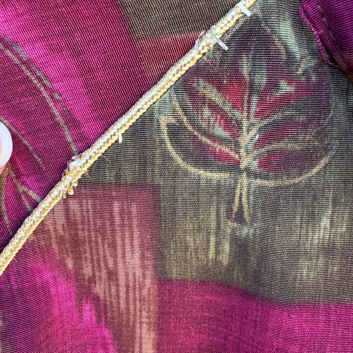 Teddi Vintage 80 Womens S Oversized Patchwork Fall Colors Zip Bomber Jacket