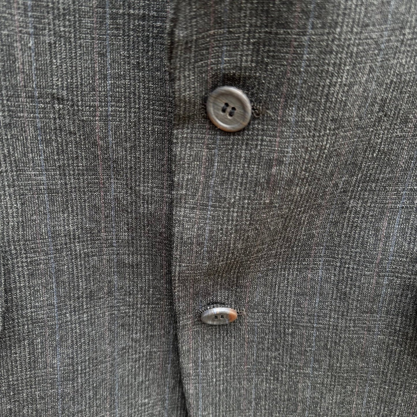 Bill Blass for PBM Vintage 80s Mens Gray Wool Blazer Sport Coat 42R Ivy League