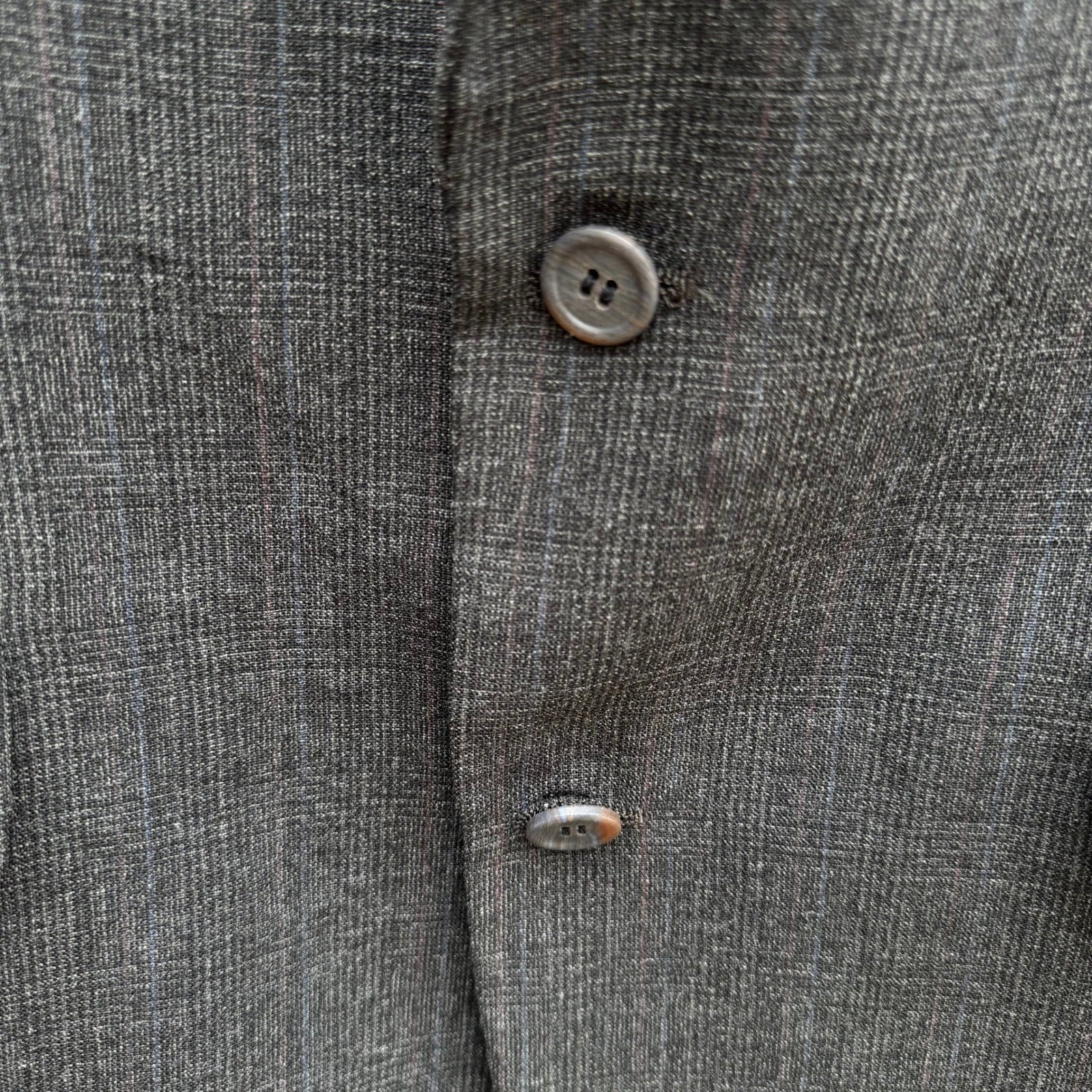 Bill Blass for PBM Vintage 80s Mens Gray Wool Blazer Sport Coat 42R Ivy League