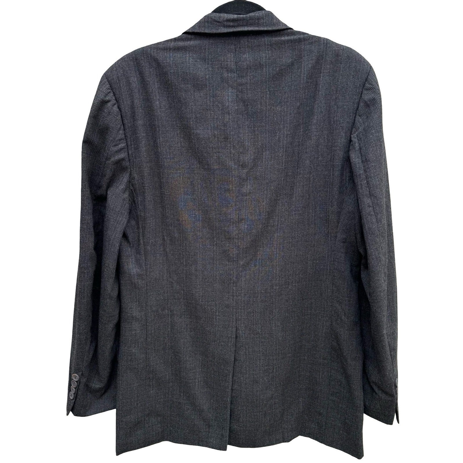 Bill Blass for PBM Vintage 80s Mens Gray Wool Blazer Sport Coat 42R Ivy League