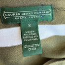 Switch Lauren Ralph Lauren Green Nautical Striped Lace Up Sleeve Preppy Dress S Coastal 2 image