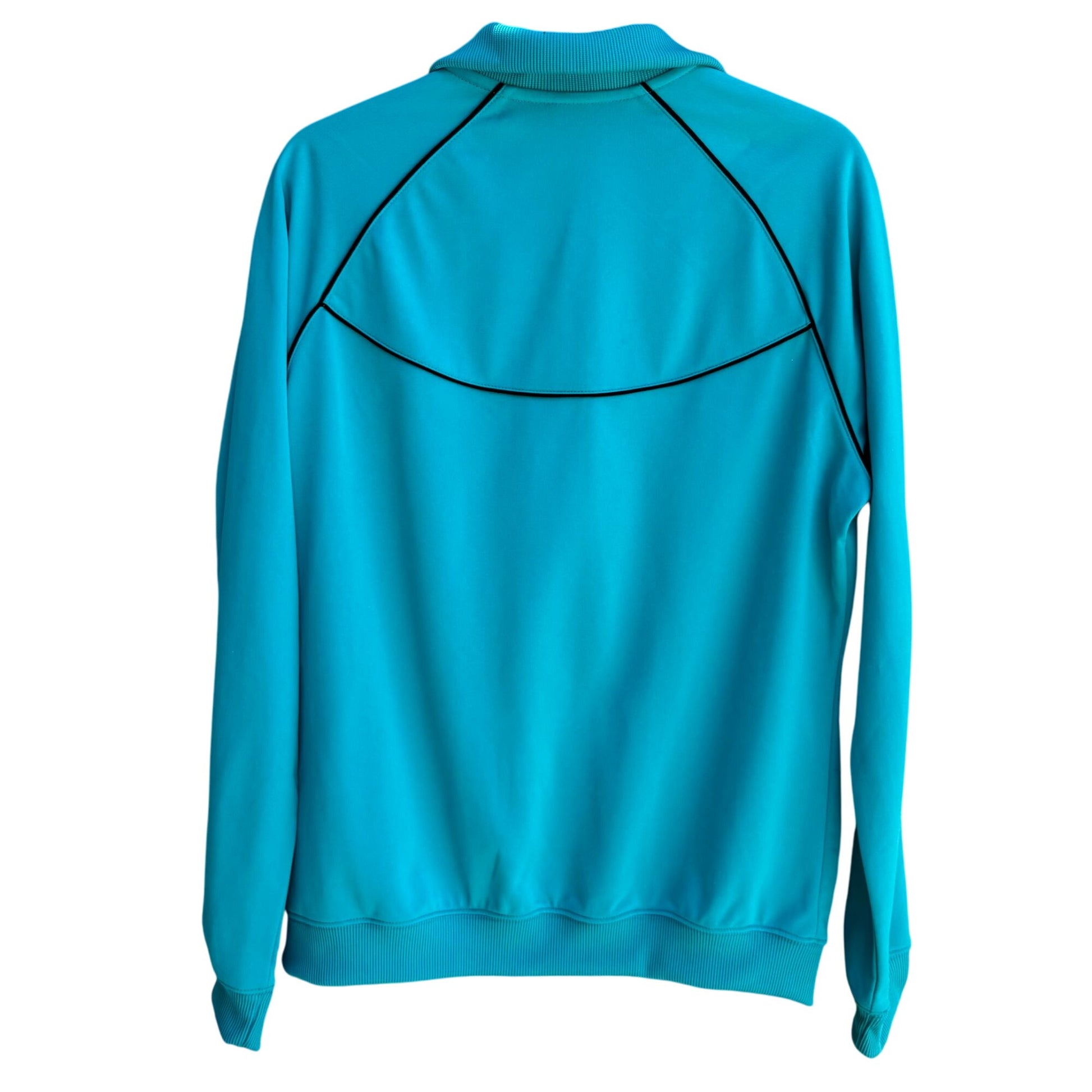 Nike Swoosh Vintage 80s 90s Womens Streetwear Athleisure Teal Track Zip Jacket