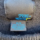 Switch Spring + Mercer 100% Cashmere Luxury Preppy Argyle Crewneck Sweater Black Mens M 2 image