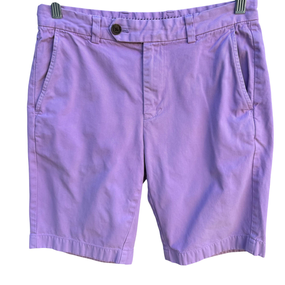 Brooks Brothers Lavender Bermuda Shorts W30 Cotton Casual Summer Wear