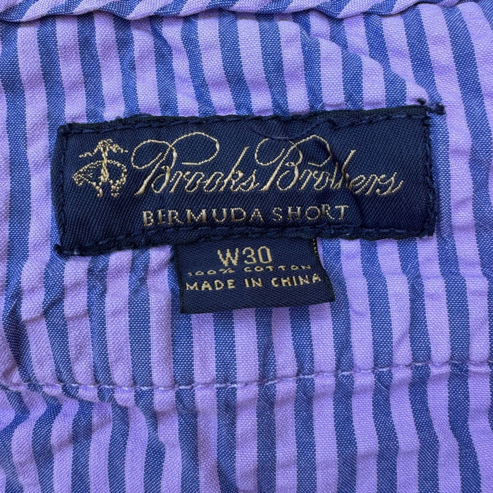 Brooks Brothers Lavender Bermuda Shorts W30 Cotton Casual Summer Wear