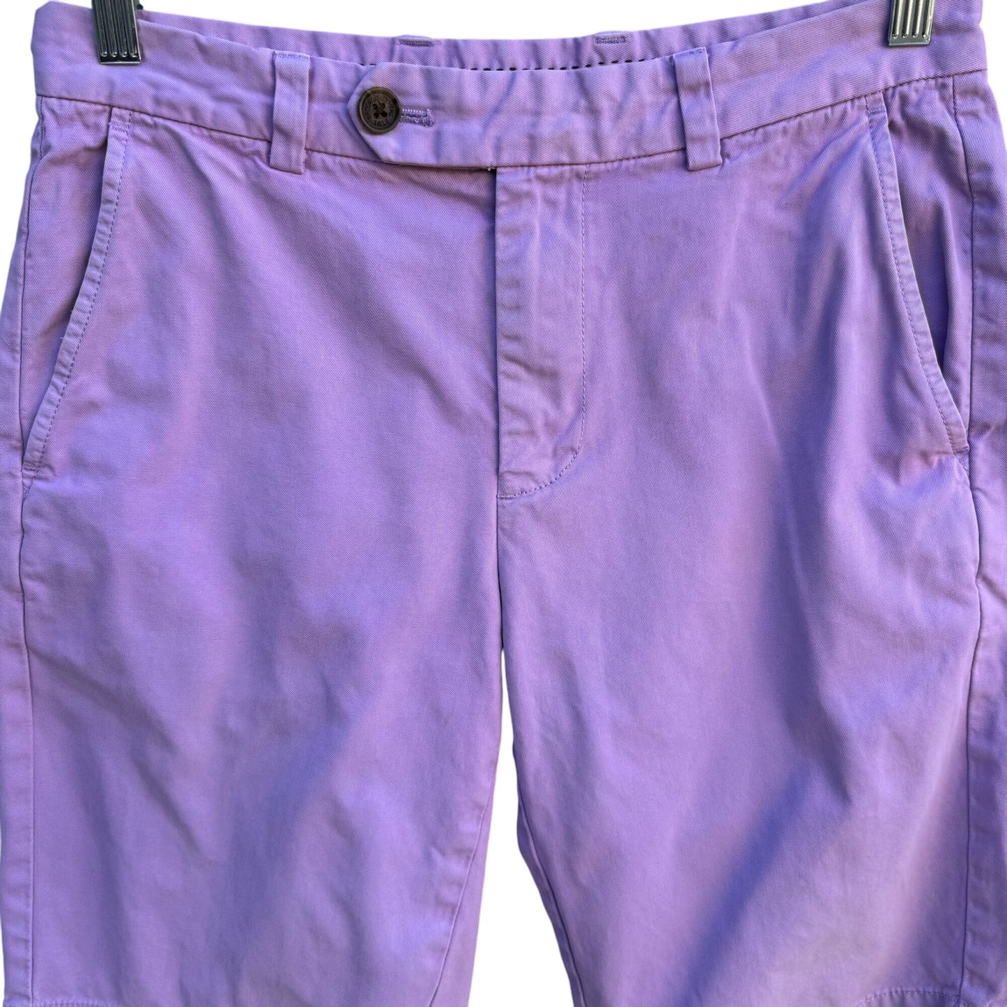 Brooks Brothers Lavender Bermuda Shorts W30 Cotton Casual Summer Wear