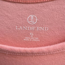 Switch Lands End Womens Coral Pink Sleeveless Stretch Scoop Neck Cotton Tank Top XL 18 2 image