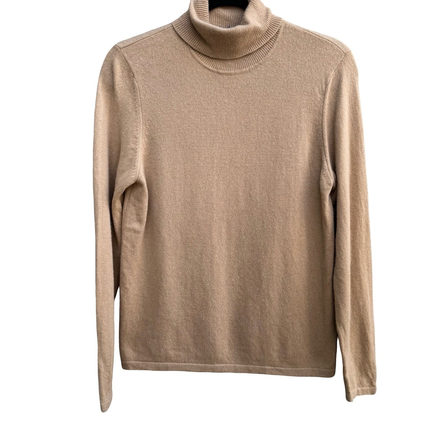 Charter Club 2 Ply Cashmere Quiet Luxury Minimalist Turtleneck Sweater Womens S