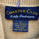 Switch Charter Club 2 Ply Cashmere Quiet Luxury Minimalist Turtleneck Sweater Womens S 2 image