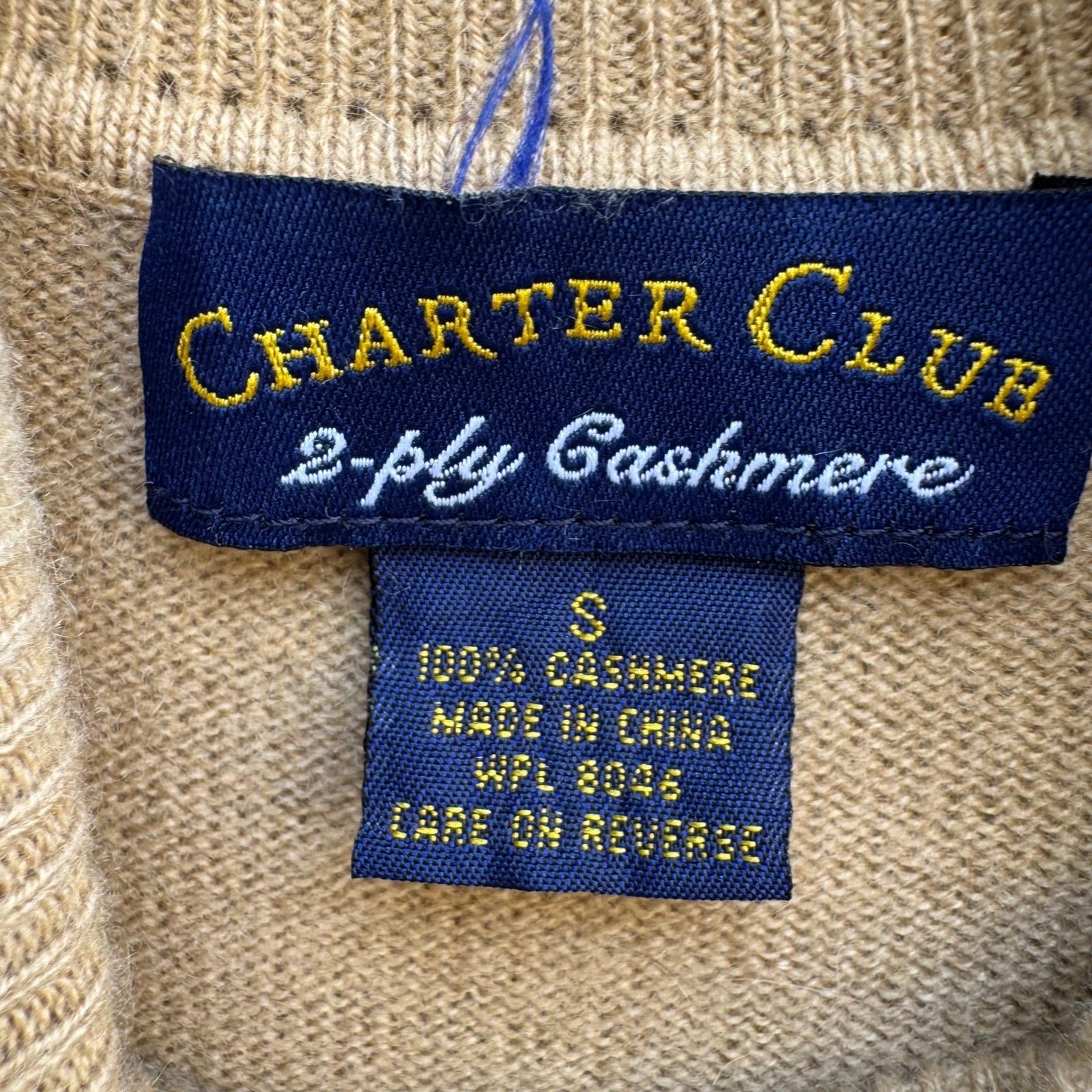 Charter Club 2 Ply Cashmere Quiet Luxury Minimalist Turtleneck Sweater Womens S
