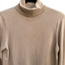 Switch Charter Club 2 Ply Cashmere Quiet Luxury Minimalist Turtleneck Sweater Womens S 3 image