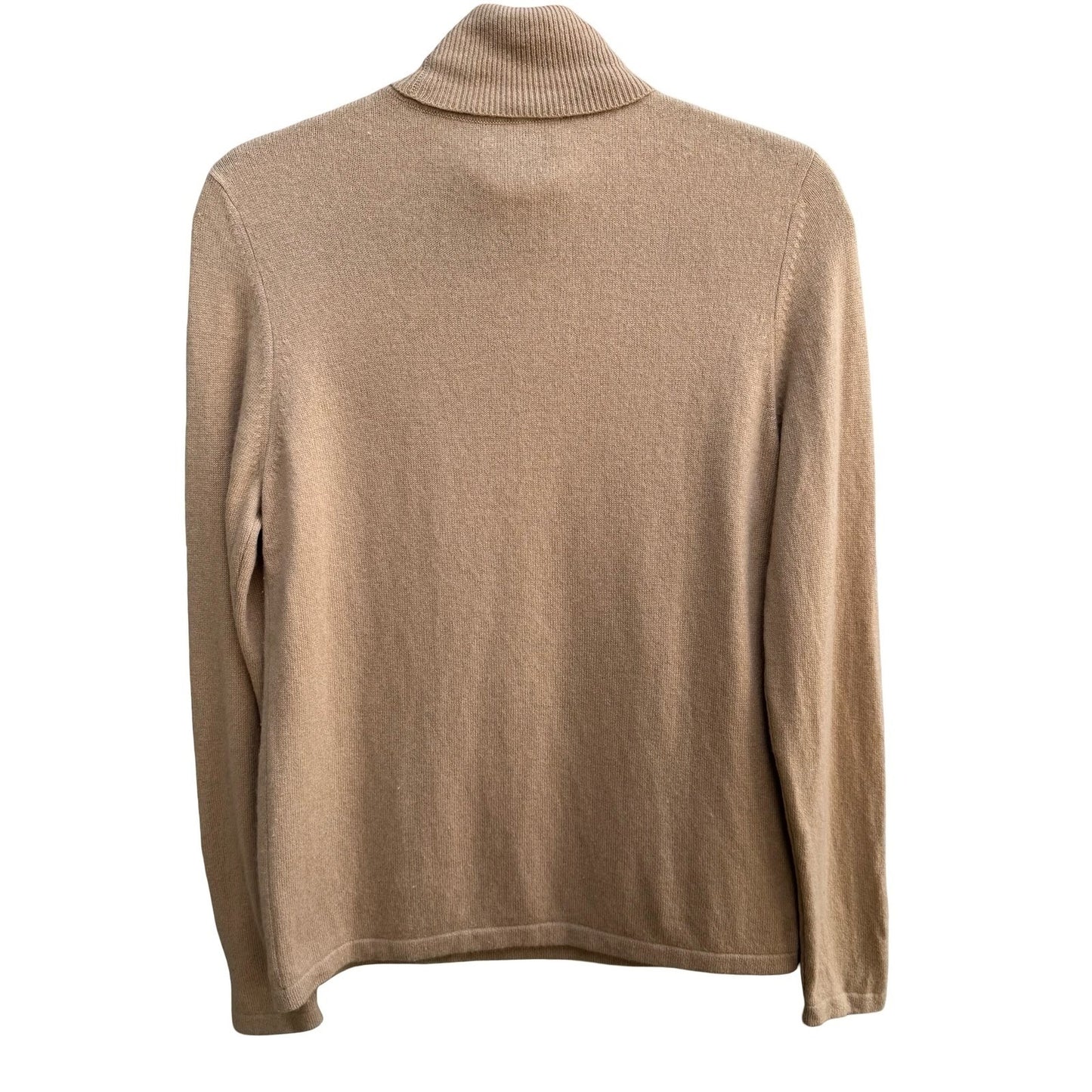 Charter Club 2 Ply Cashmere Quiet Luxury Minimalist Turtleneck Sweater Womens S