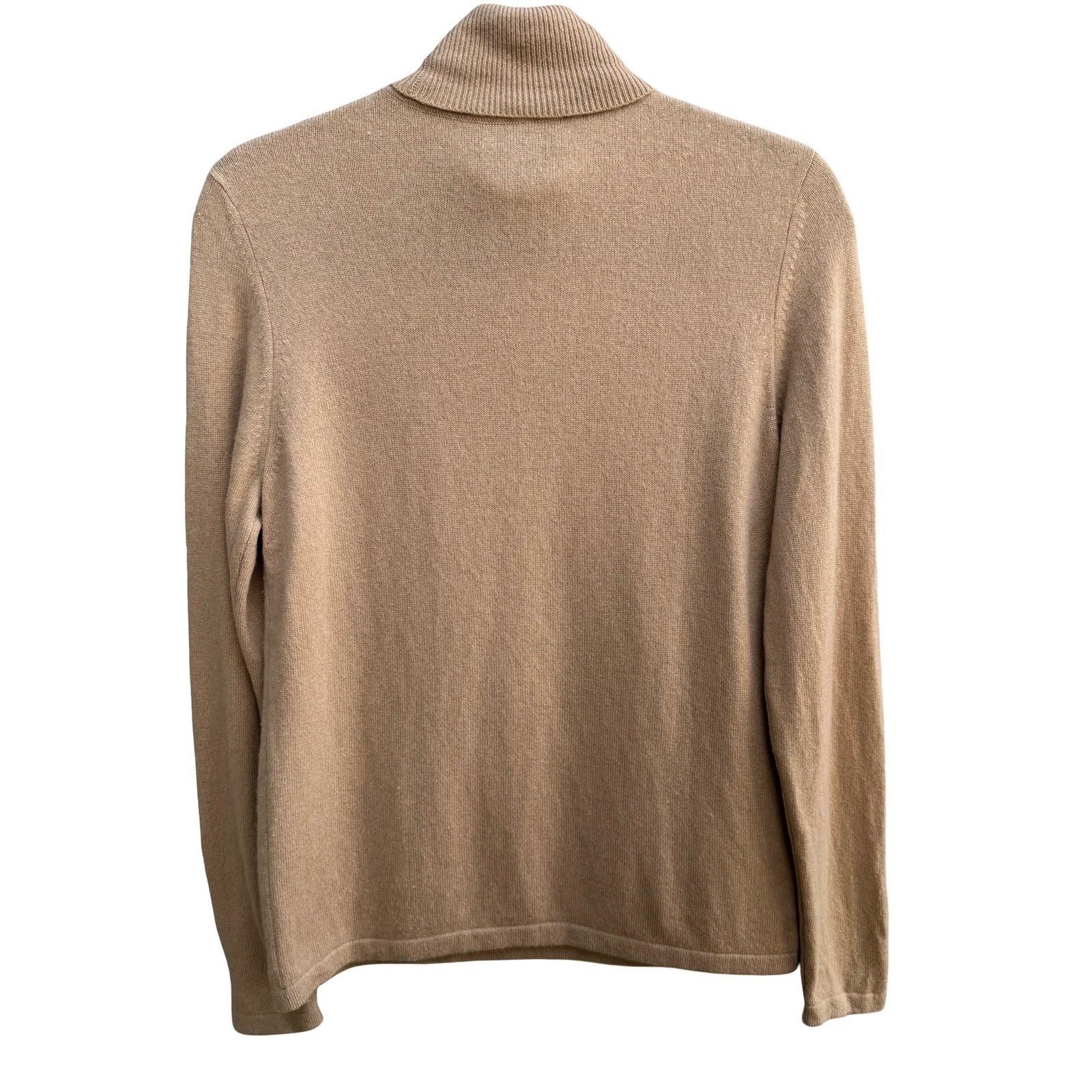 Charter Club 2 Ply Cashmere Quiet Luxury Minimalist Turtleneck Sweater Womens S