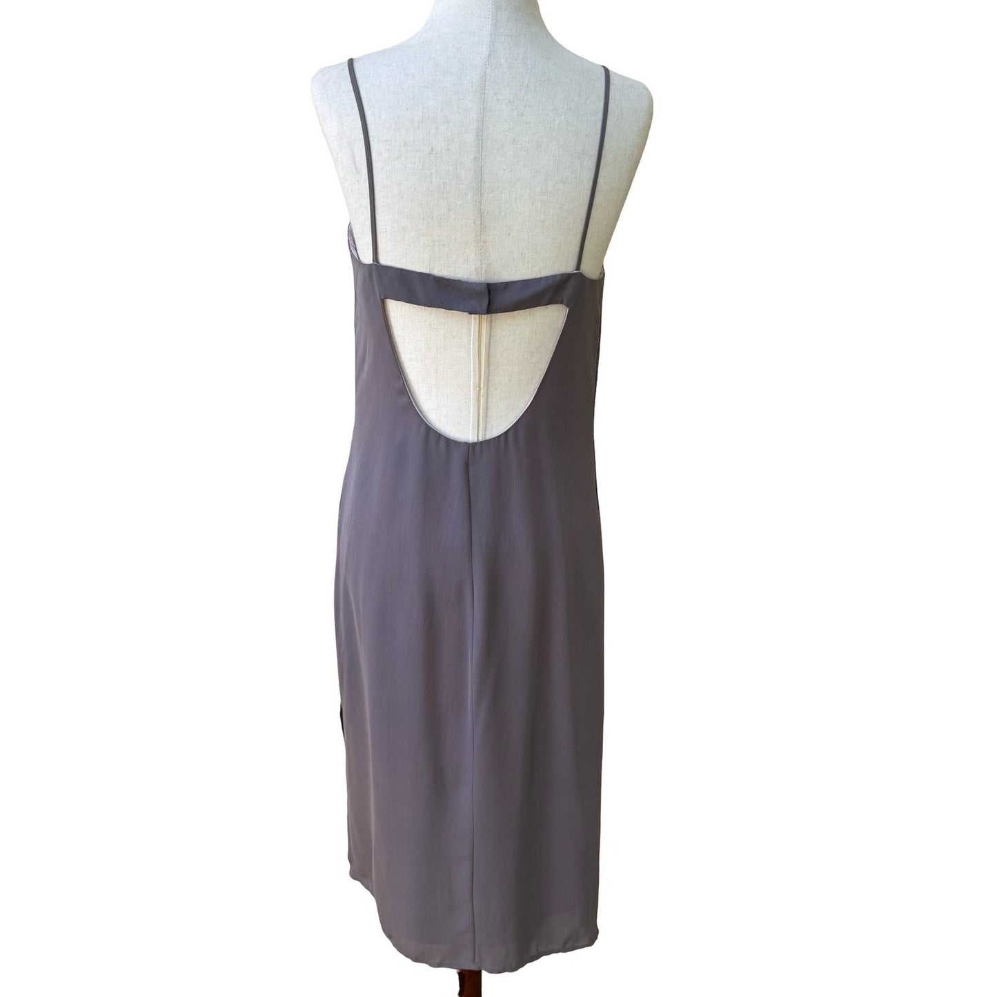 BCBG Max Azria Y2K Ethereal Silk Slip Dress Floral Fairycore Whimsigoth Midi 6