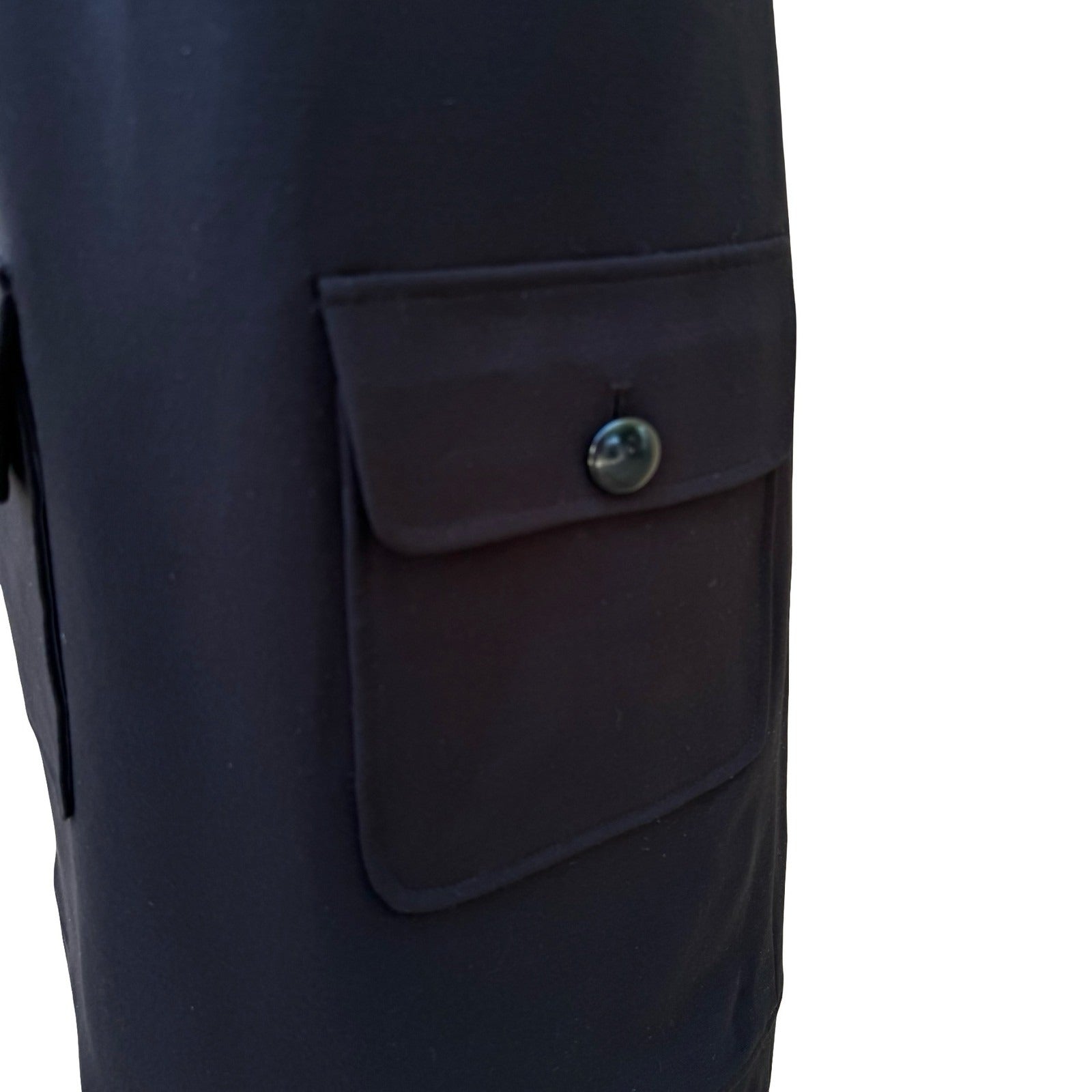 Cynthia Steffe Mod 60s Style Minimalist Shift Dress Patent Zipper Trim LBD 2