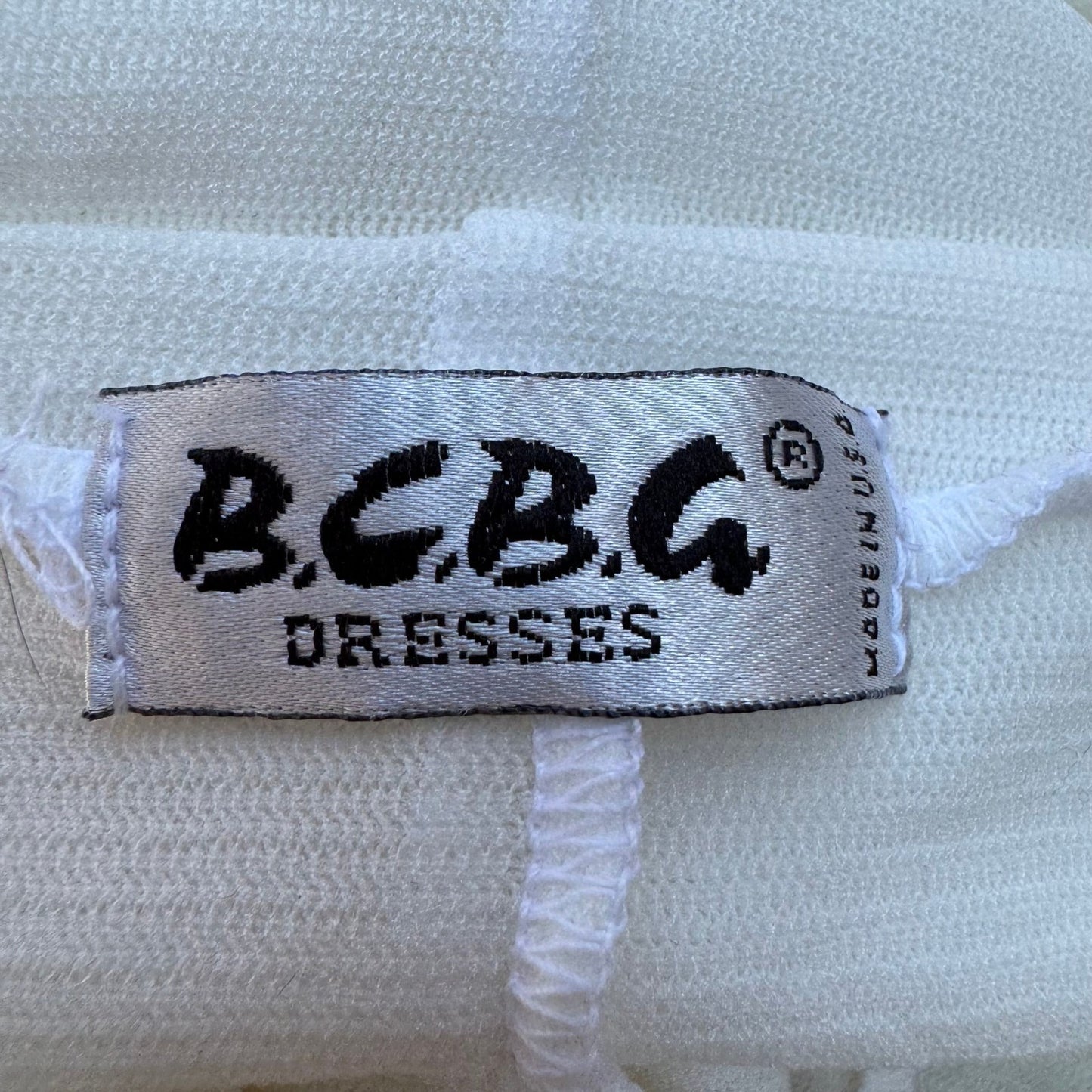 BCBG Y2K Minimalist Ethereal Coquette Empire Waist Faireycore Maxi Dress Cream