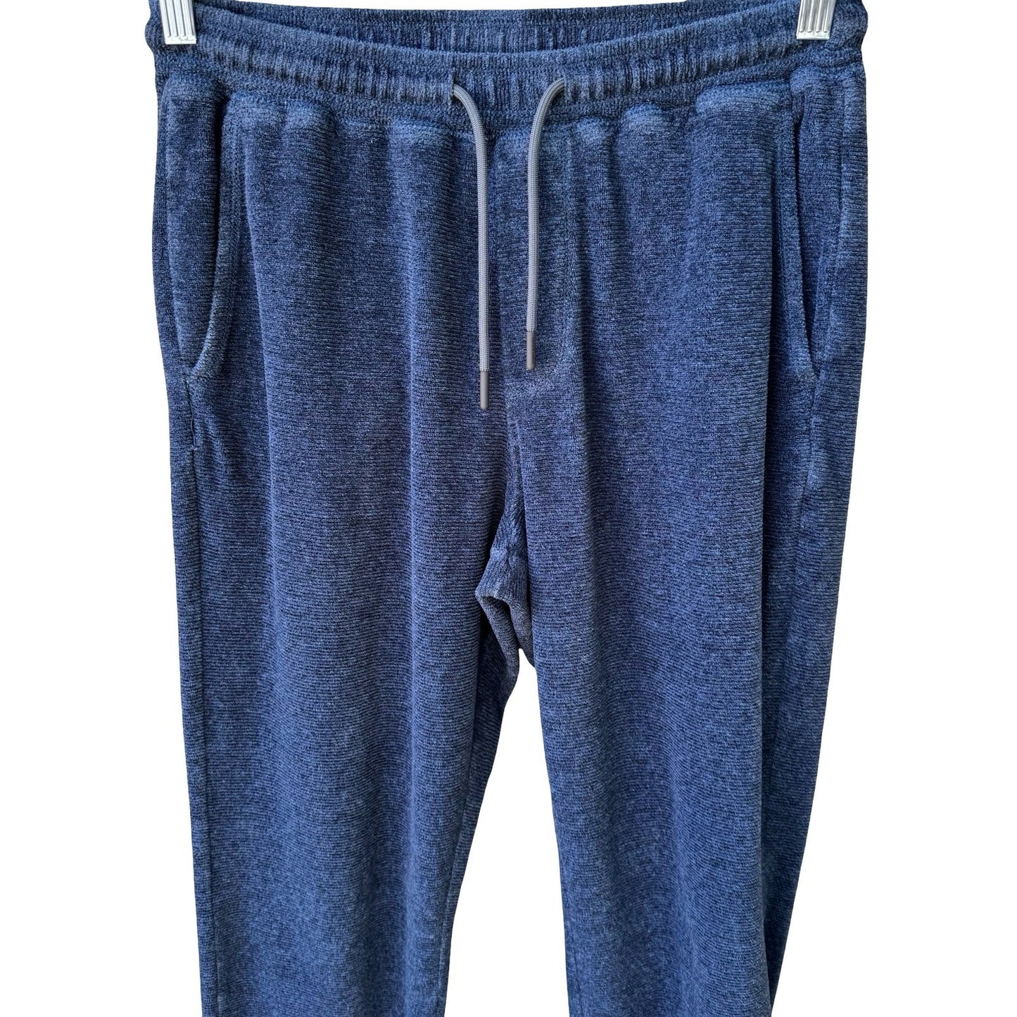 Tommy Bahama Coastal Textured Knit Jogger Pant Drawstring Athleisure Blue Mens S