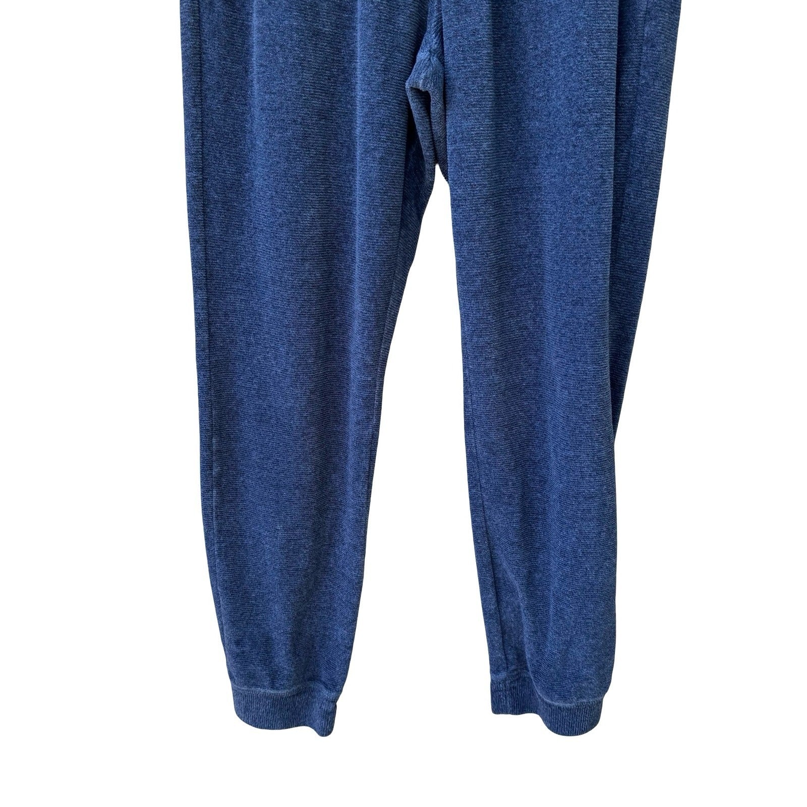 Tommy Bahama Coastal Textured Knit Jogger Pant Drawstring Athleisure Blue Mens S
