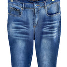 Switch Diane Gilman DG2 Womens 6 Medium Wash Straight Leg Stretch Wiskered Faded Jeans 3 image