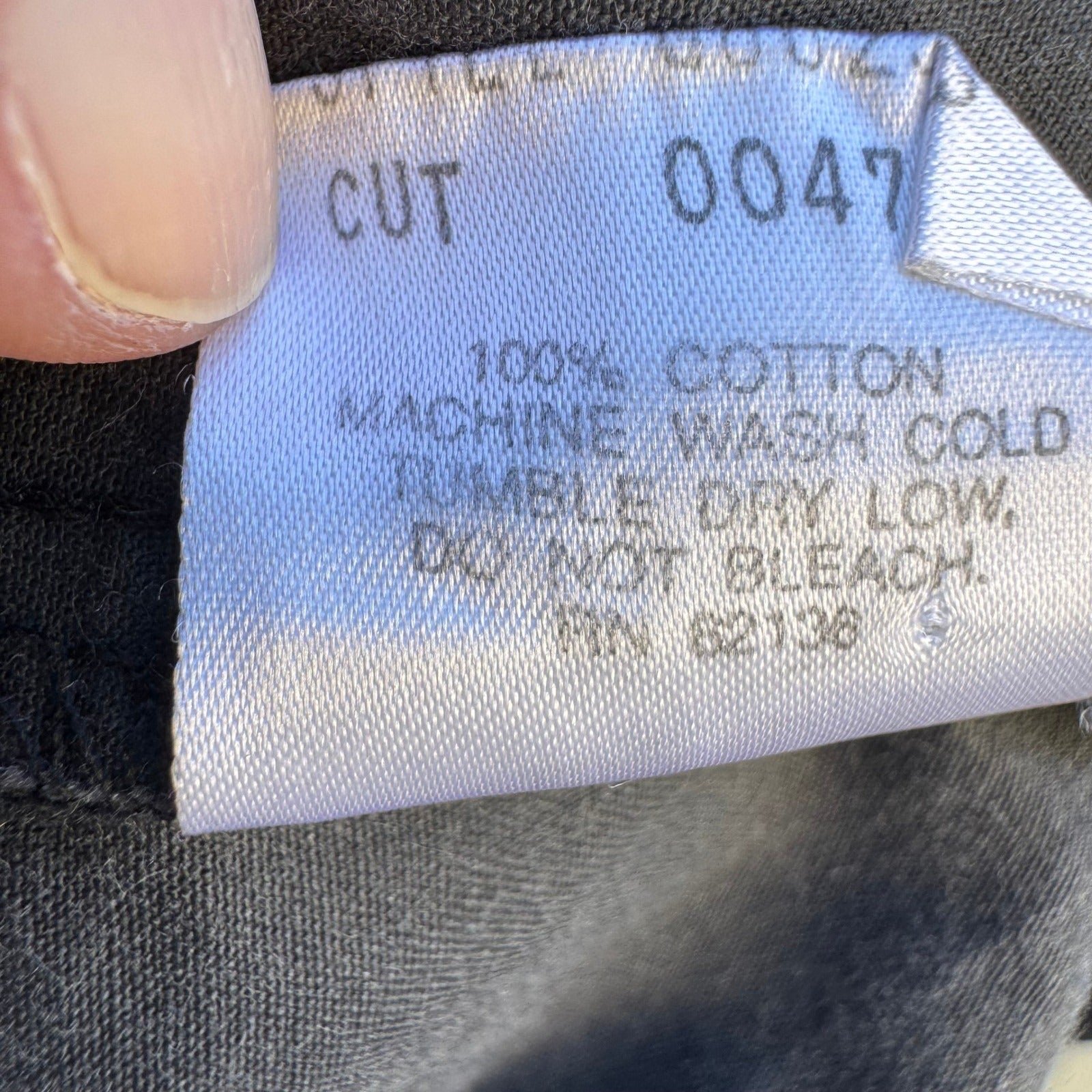 Georges Marciano Vintage Mens M Charcoal Long Sleeve Button Down Utility Shirt