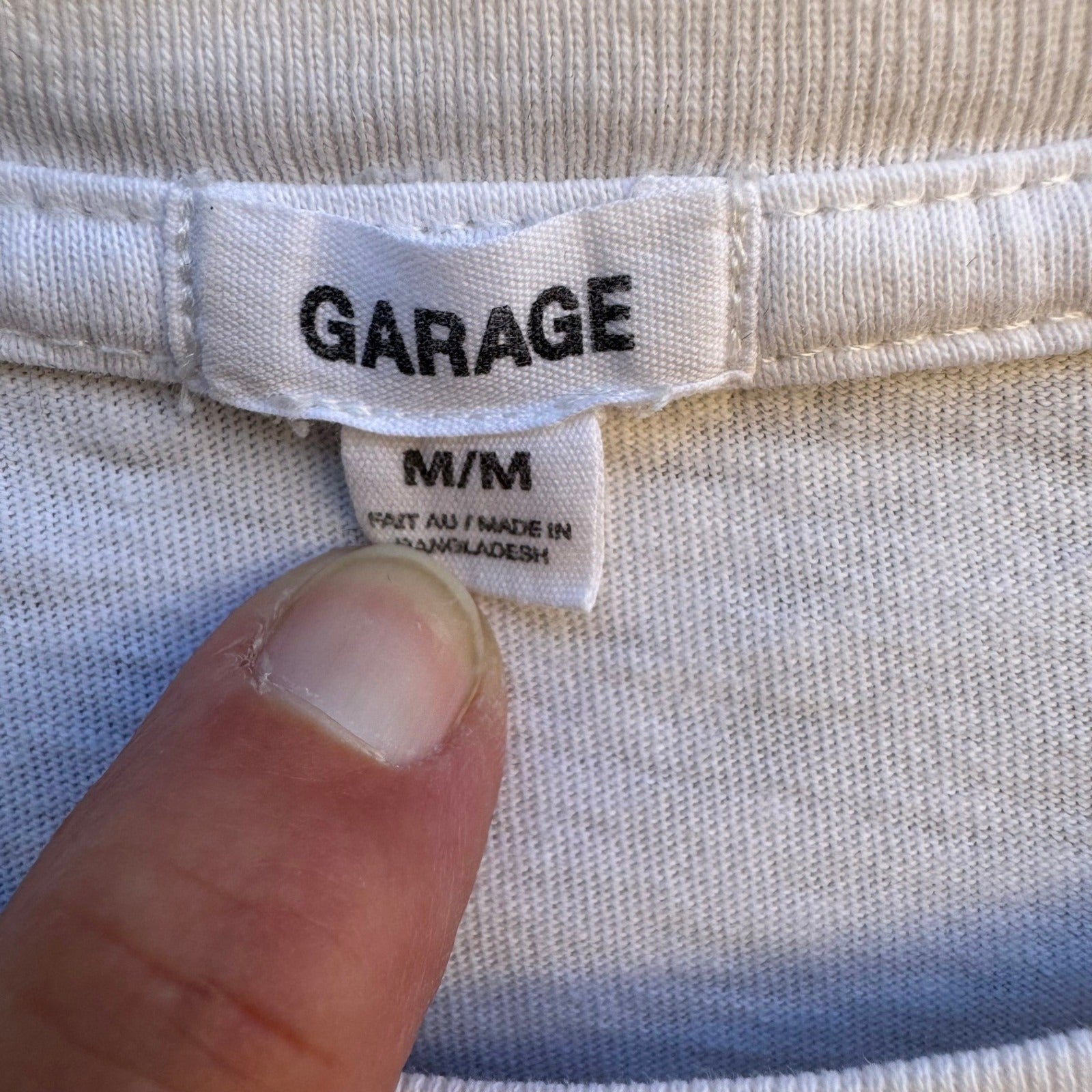 Garage Y2K Like Whatever Cherub Heart Graphic Cropped Shirt Coquette Dollette M