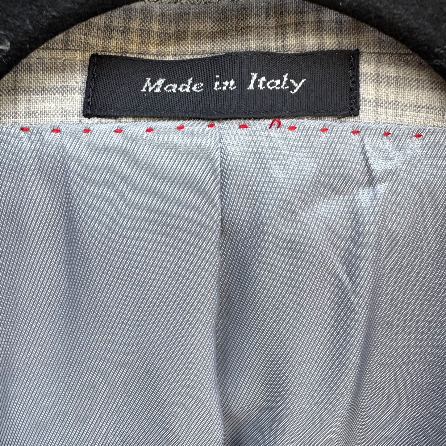 Sergio Valentino Firenze Italian Super 150s Wool Mens 3-Piece Gray Plaid Suit