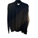 Switch Va Bene Vintage Mens Mock Neck Knit Black Green Silk Blend Sweater Bundle 1X/XL 2 image