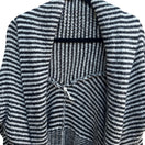 Switch Willow &amp; Clay Boho Layering Minimalist Striped Mohair Open Front Cardigan OS 3 image